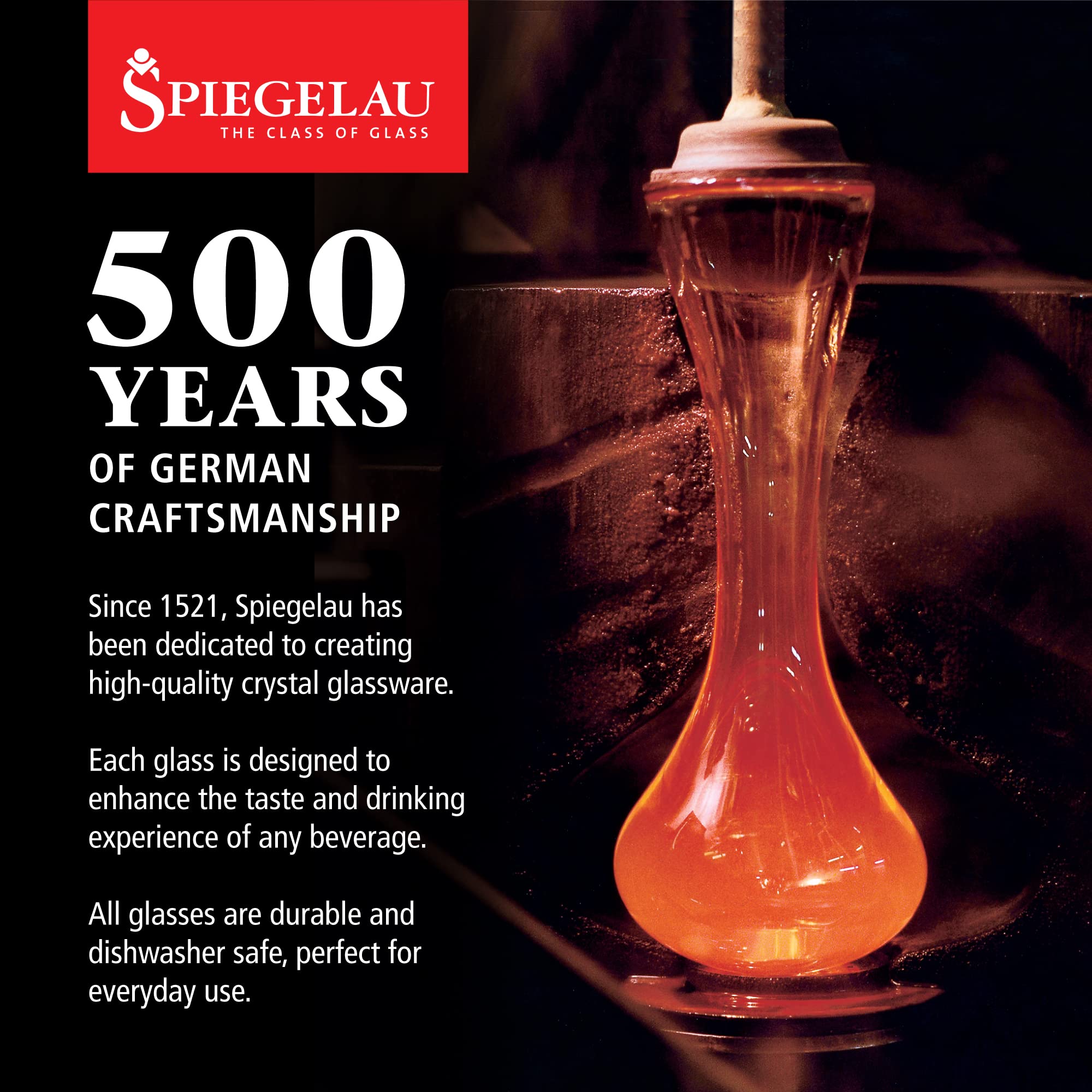 Spiegelau branded packaging and label illustrating premium gifting appeal