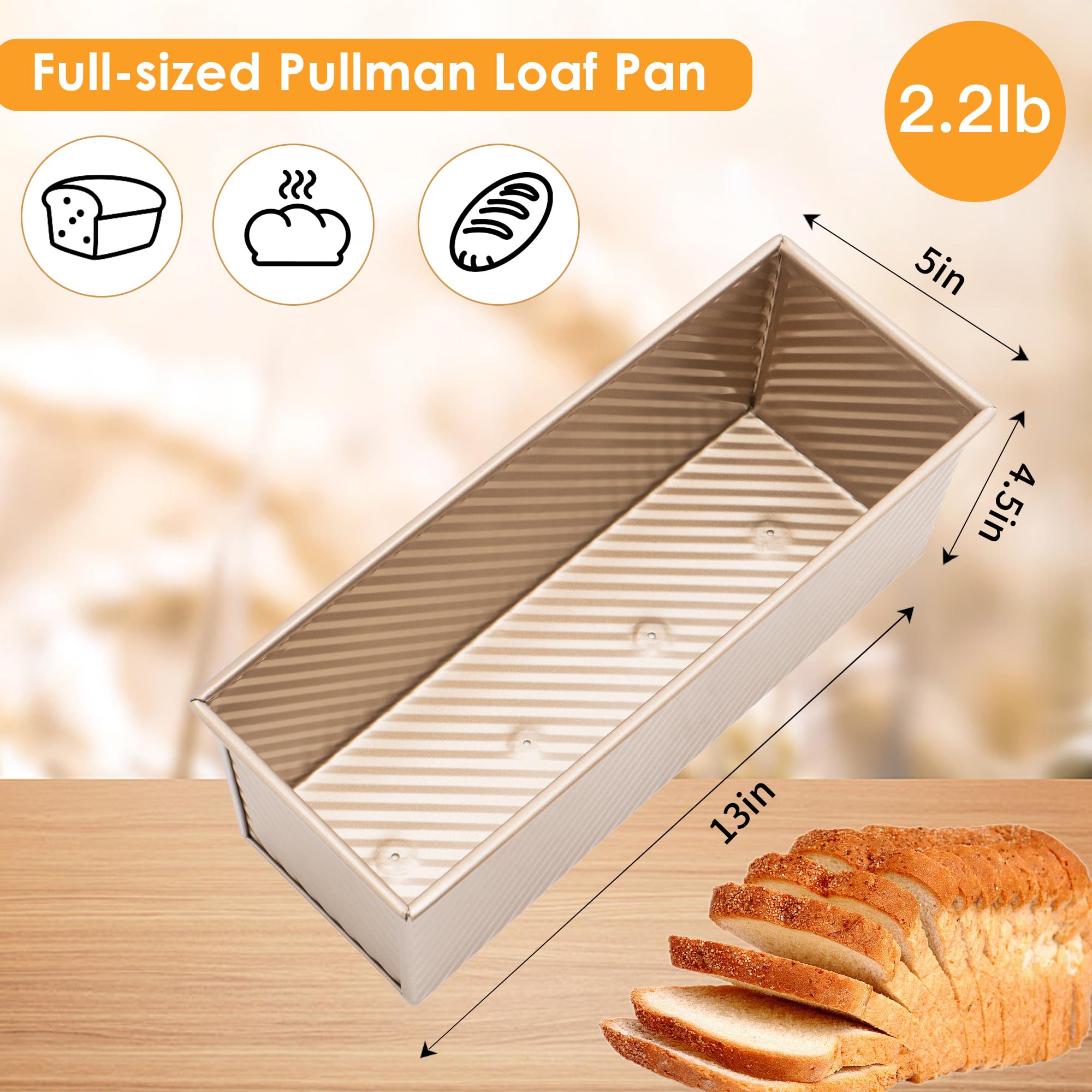 Spmarkt pan bottom vent holes detail supporting even baking benefit