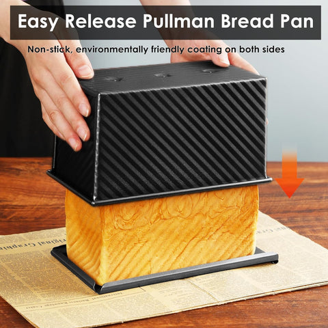 Spmarkt lid fit detail with snug closure for uniform square-top loaves and moisture retention