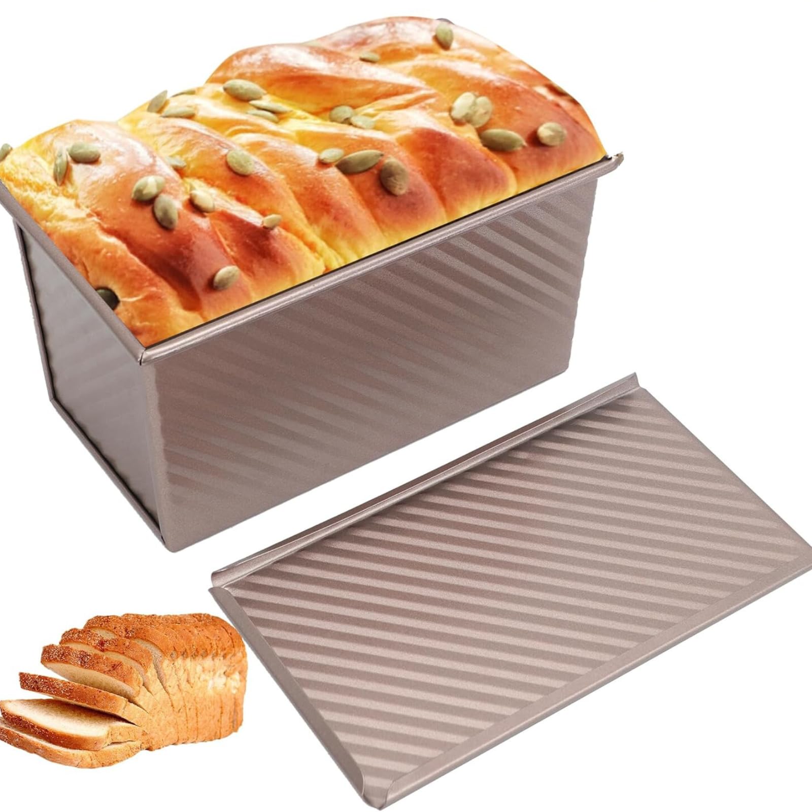 Spmarkt pan on kitchen counter styled for breakfast-ready sandwiches