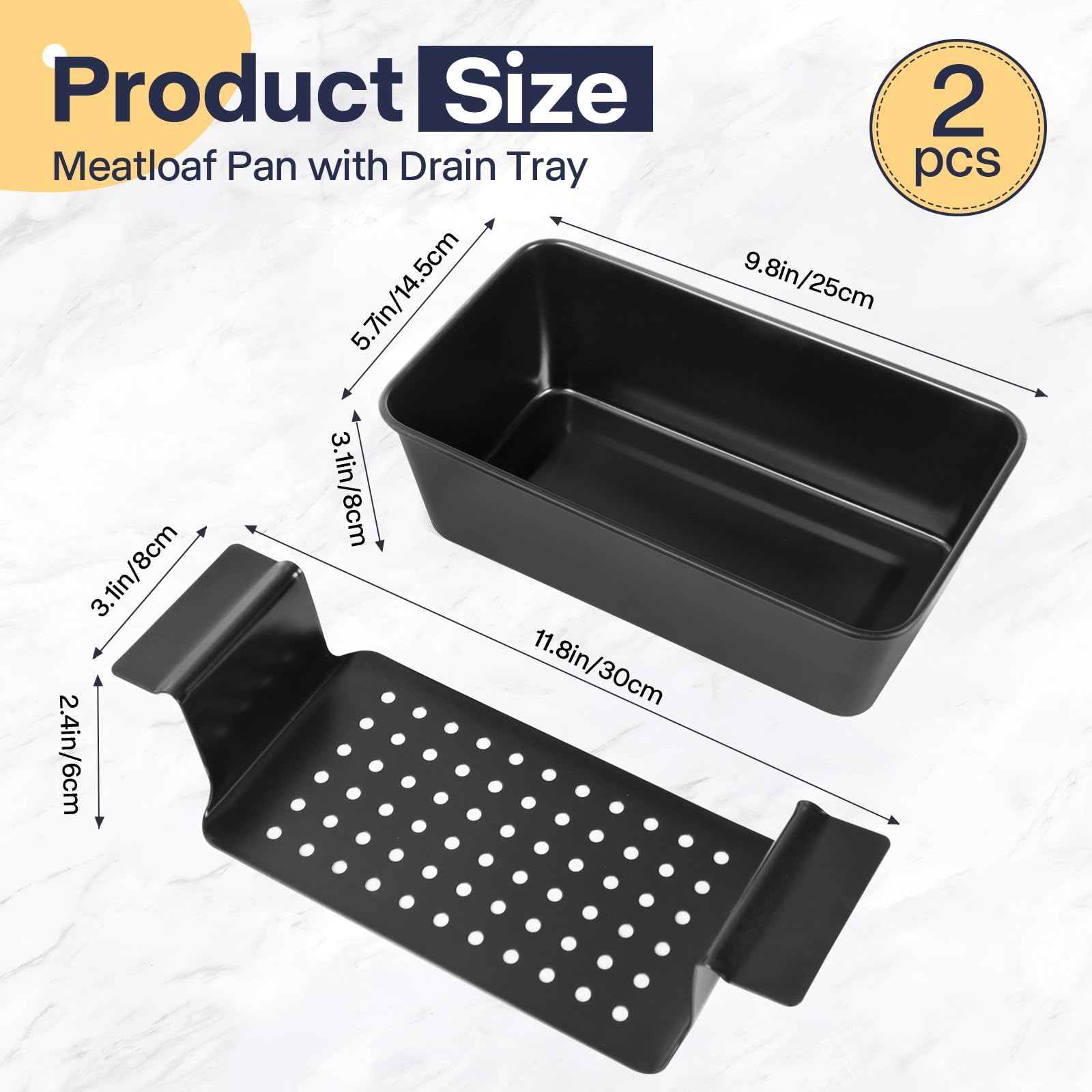 Spmarkt two pans stacked demonstrating space-saving storage and backup convenience