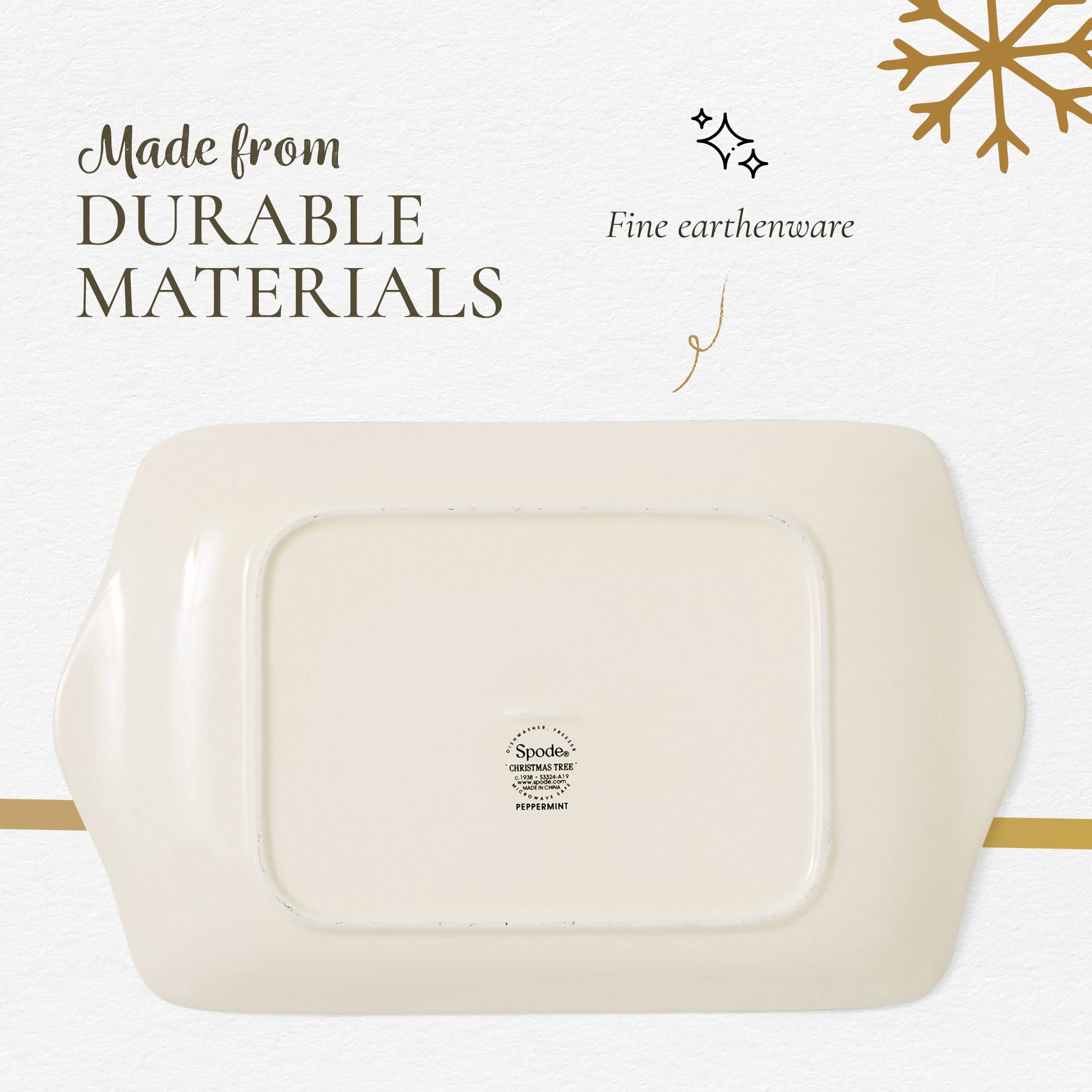Spode tray arranged with charcuterie, showcasing versatile serving for appetizers