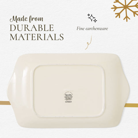 Spode tray arranged with charcuterie, showcasing versatile serving for appetizers