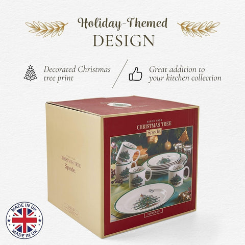 Spode salad plate stacked display illustrating compact storage and matching look