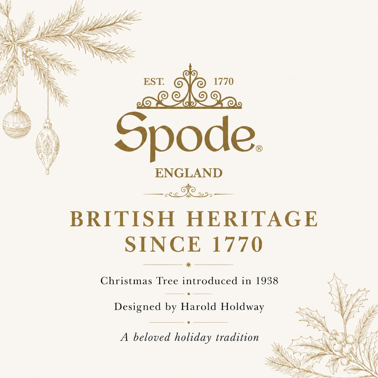 Spode tree-shaped platter loaded with cookies showing attractive dessert display