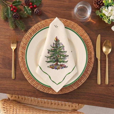 Spode jacquard detail close-up highlighting texture and durable weave