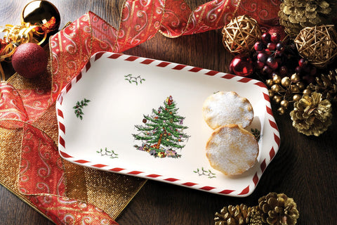 Spode peppermint band close-up highlighting pattern detail and vibrant color accent