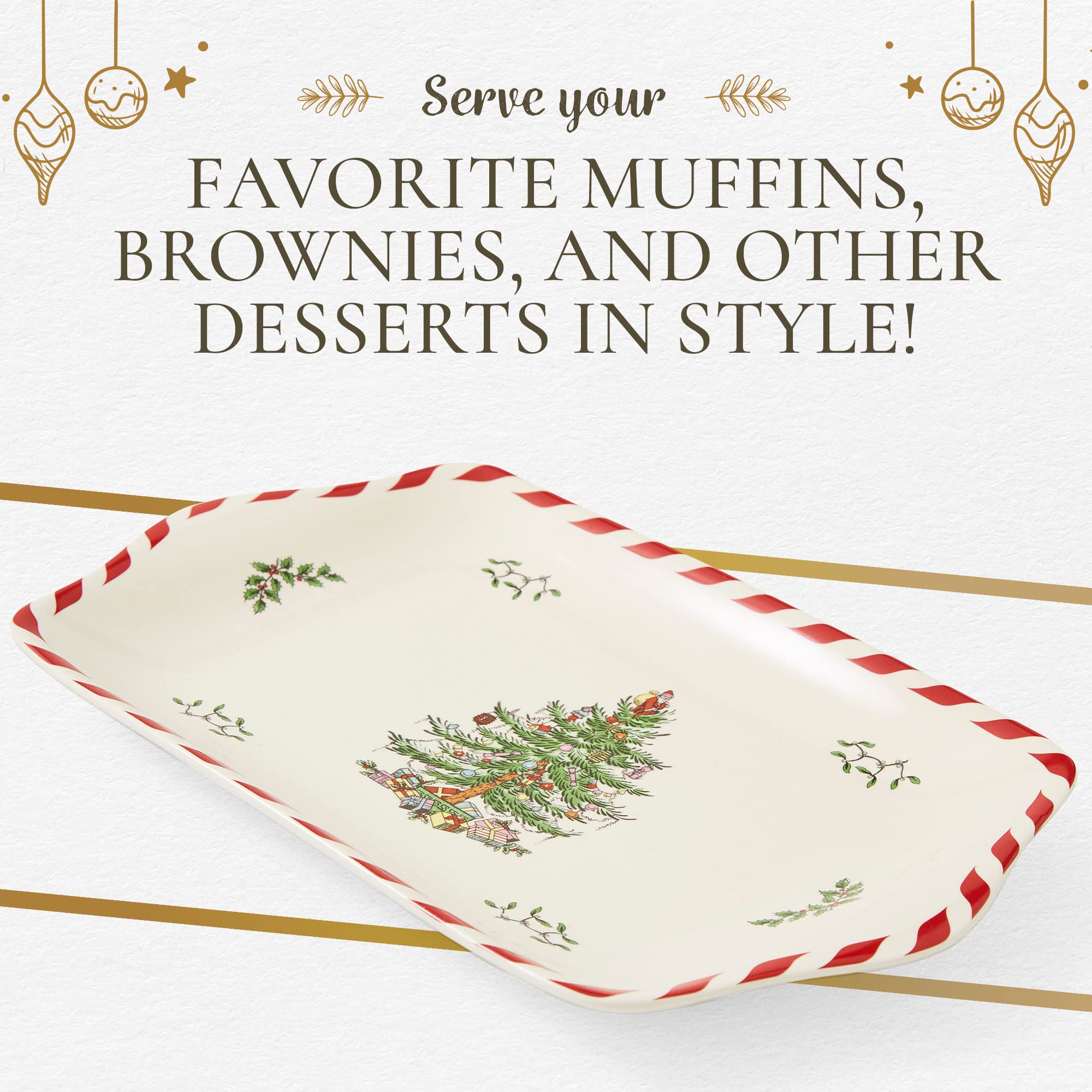 Spode tray boxed in gift packaging, ready to give as a holiday present