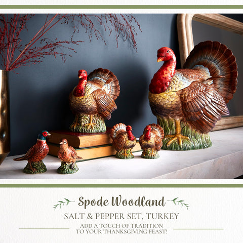 Spode close-up glaze detail highlighting hand-painted Woodland Collection texture and durability
