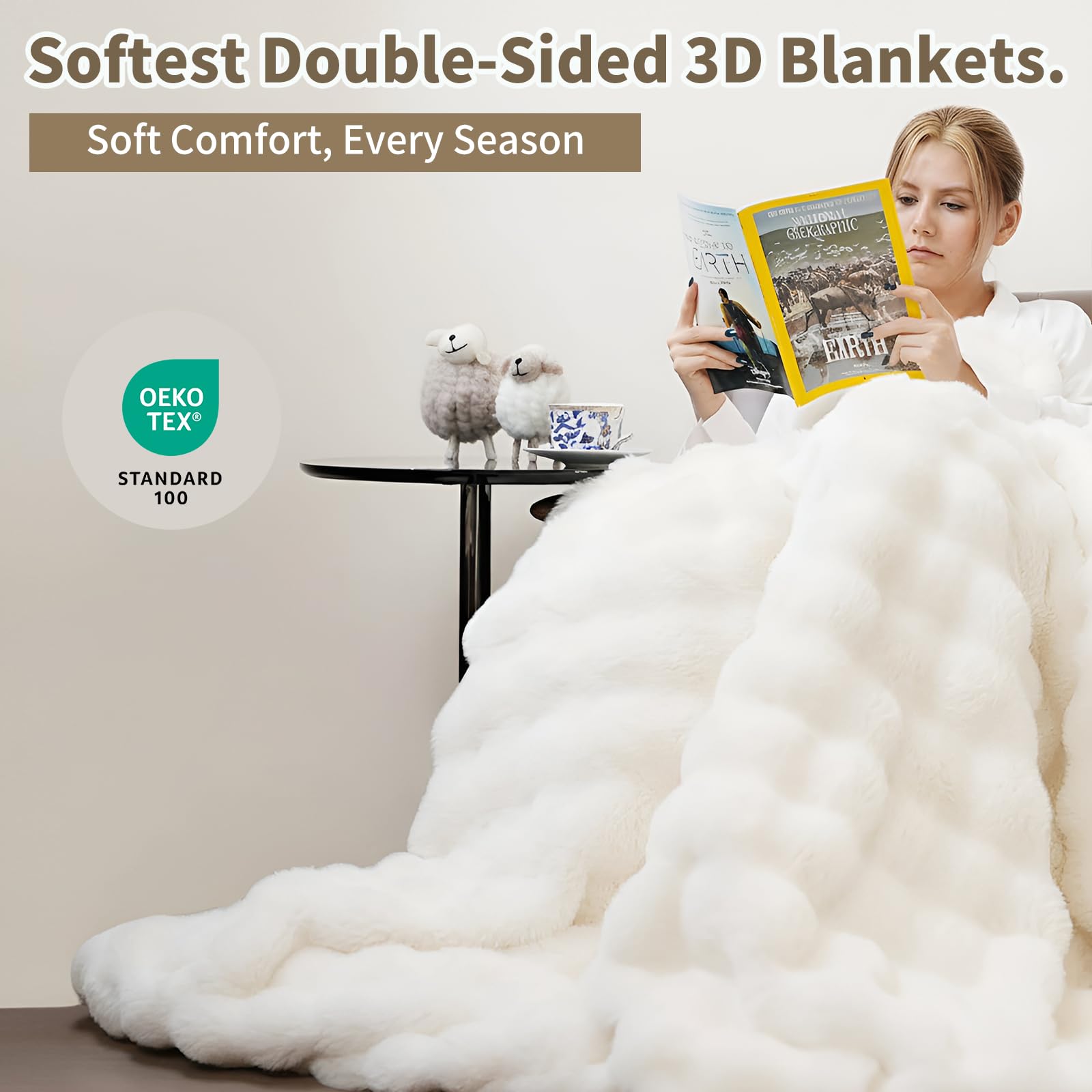 SpottedCozy close-up of bubble texture highlighting soft tactile comfort