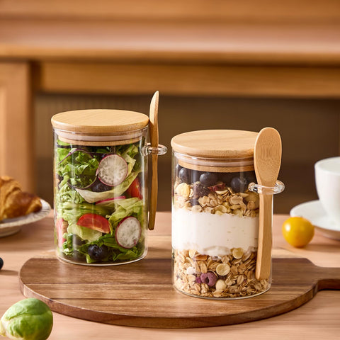 Spreccio glass jar in dishwasher rack showing dishwasher-safe convenience