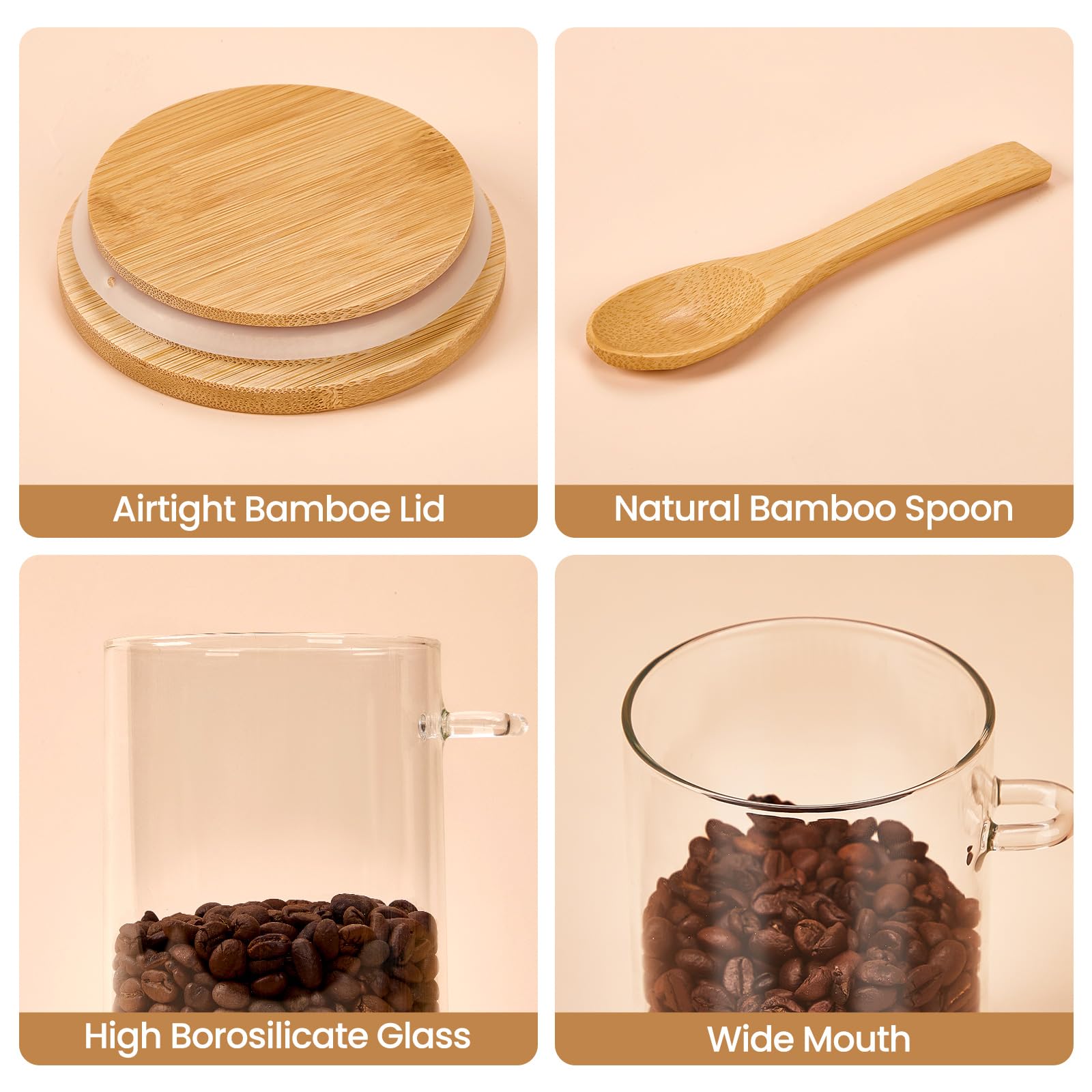 Spreccio jar filled with layered overnight oats illustrating portion control