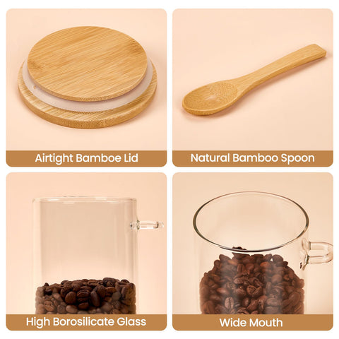 Spreccio jar filled with layered overnight oats illustrating portion control