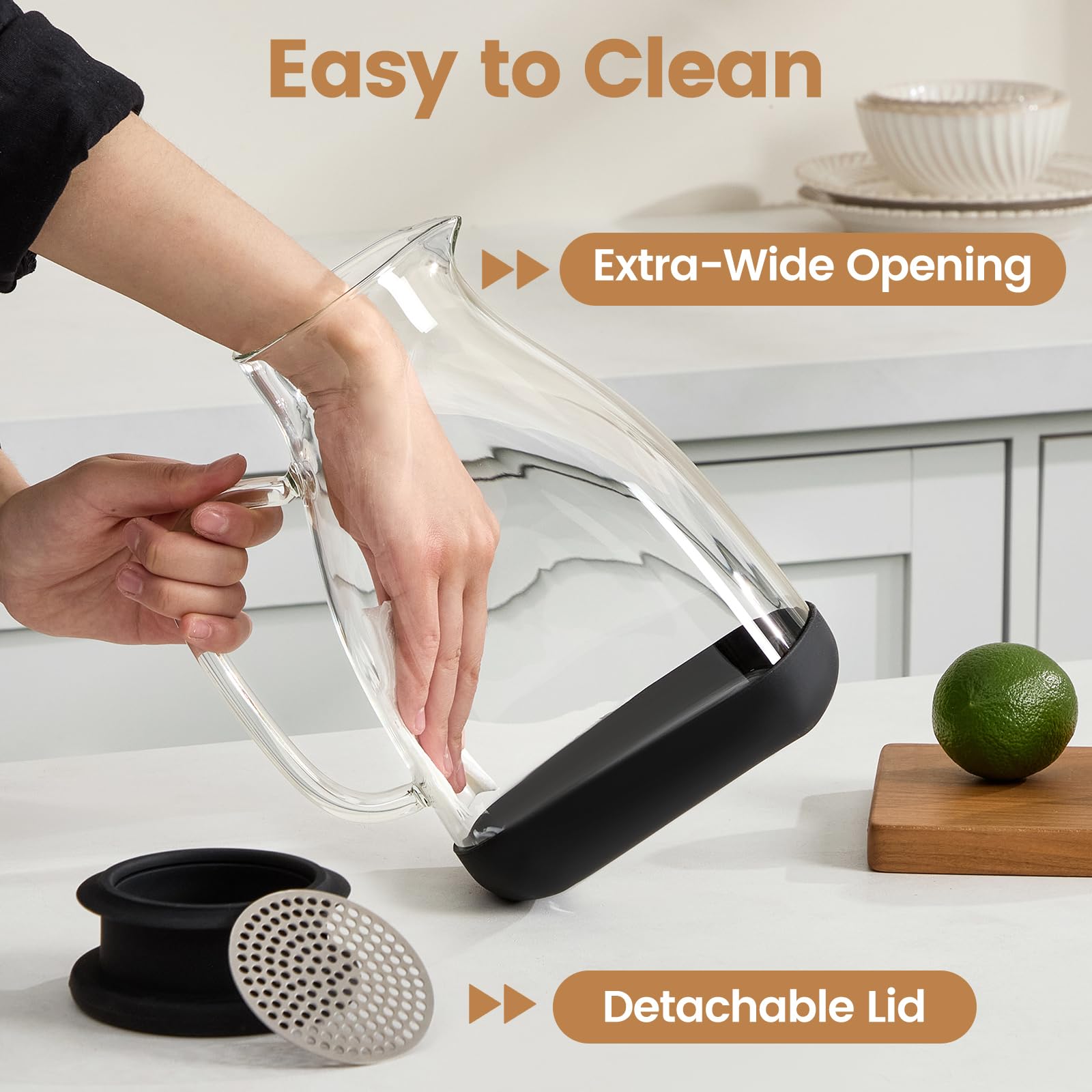 Spreccio silicone sleeve on base protecting counters and improving grip benefit