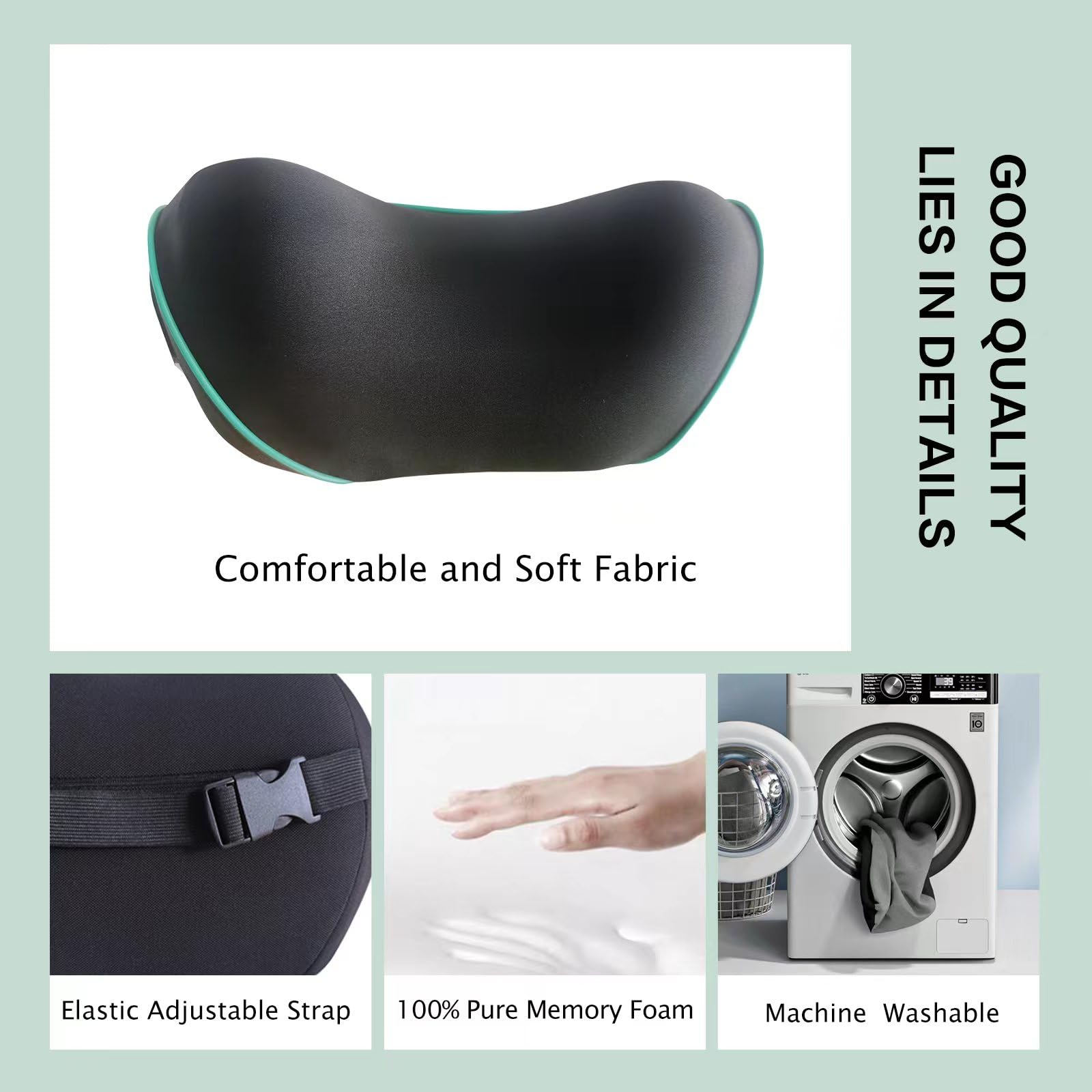 SPRFUFLY removable cover zipper and breathable fabric for easy washing and cooling