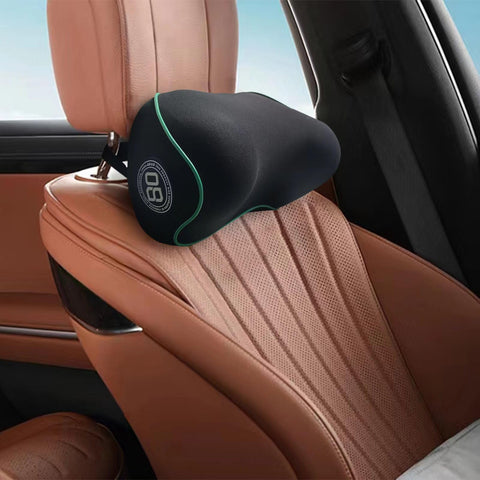 SPRFUFLY front view of headrest pillow showing ergonomic shape and instant support