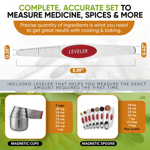 Spring Chef measuring tools beside a mug to show scale and practical sizing