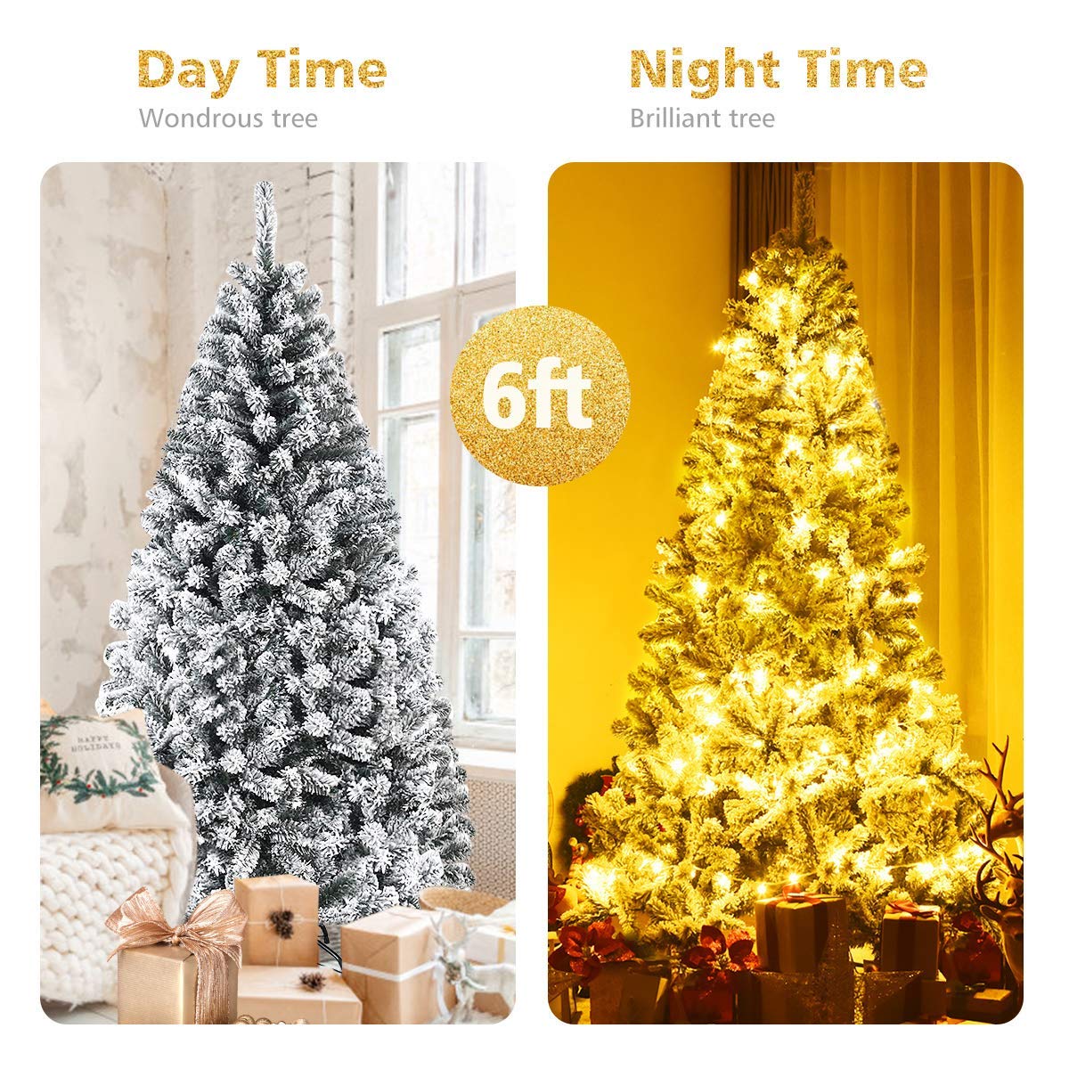 SPSUPE tree folded in box for storage showing compact saving space