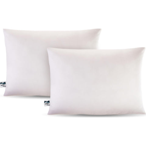 SquishPillow interior filling visible to show down-alternative support