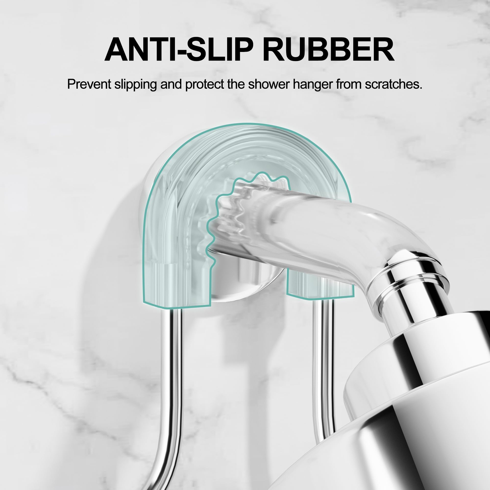 SRIWATANA suction cup attachment shown for added stability on tile
