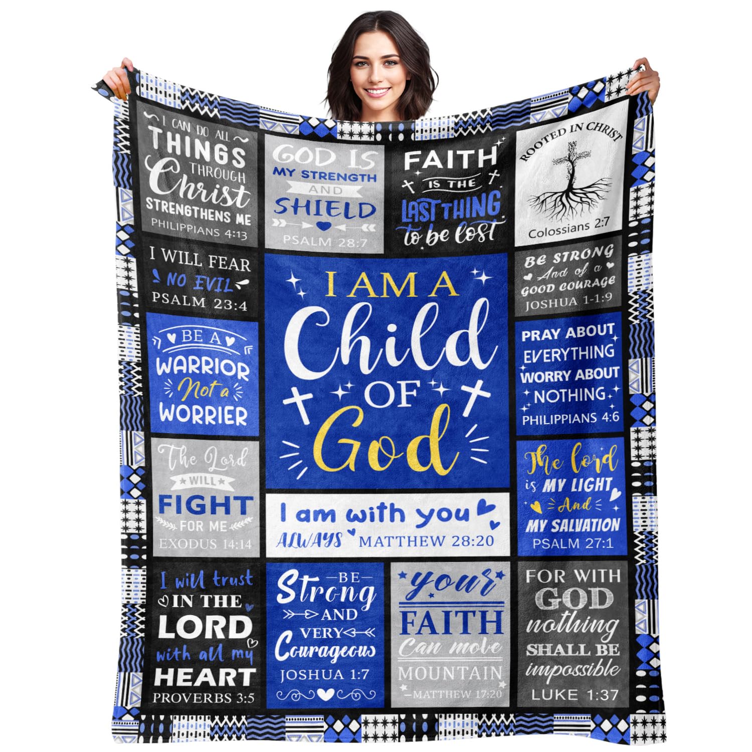 Sruemiul front packaging view showing blanket and inspirational design for gifting