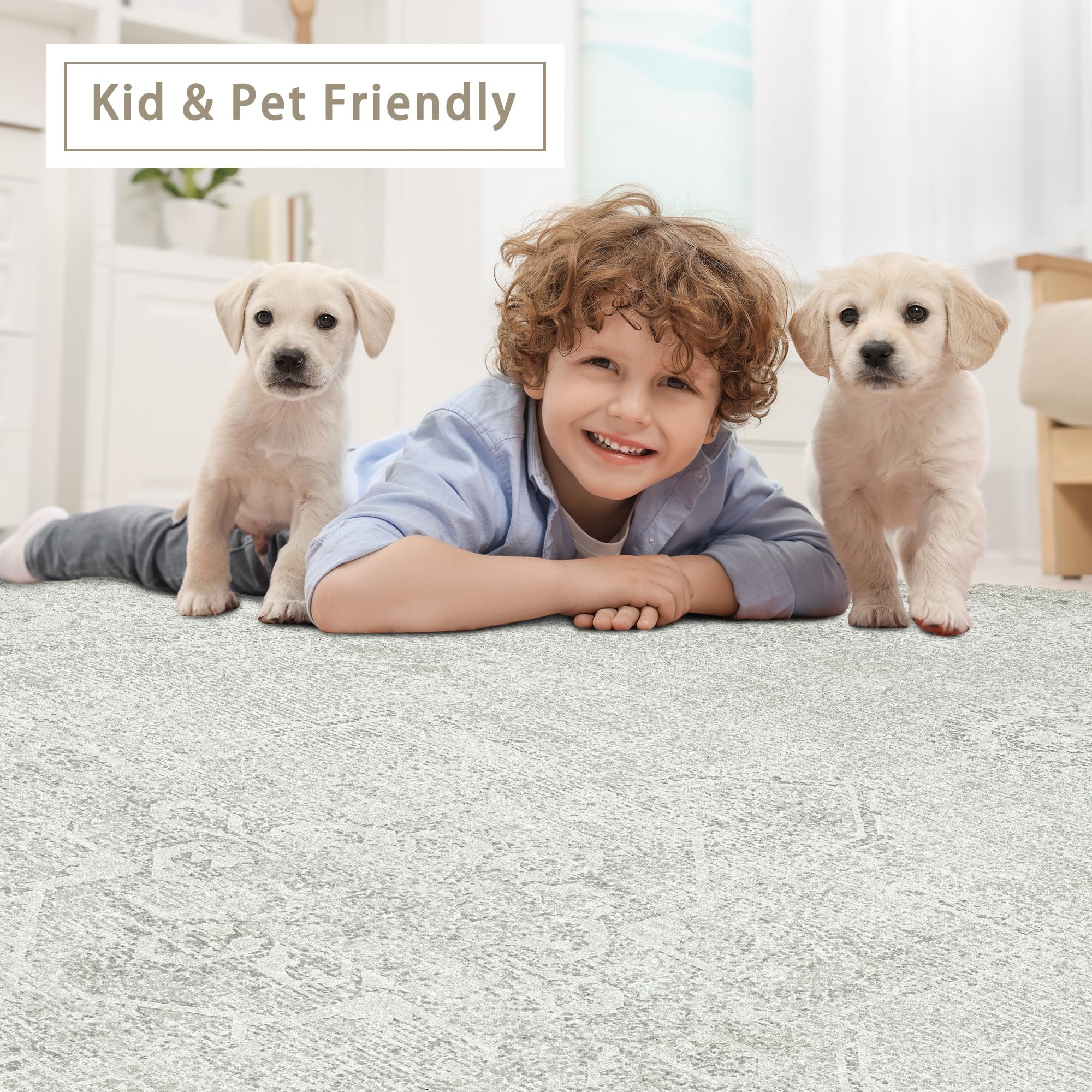 Srugn folded rug illustrating compact storage and easy laundering benefit