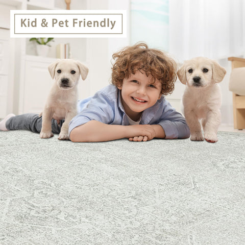 Srugn folded rug illustrating compact storage and easy laundering benefit