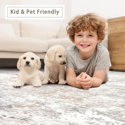 srugn under dining table demonstrating stain-resistant easy-clean benefit