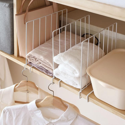 SSAWcasa lifestyle scene of organized closet with dividers for neat storage