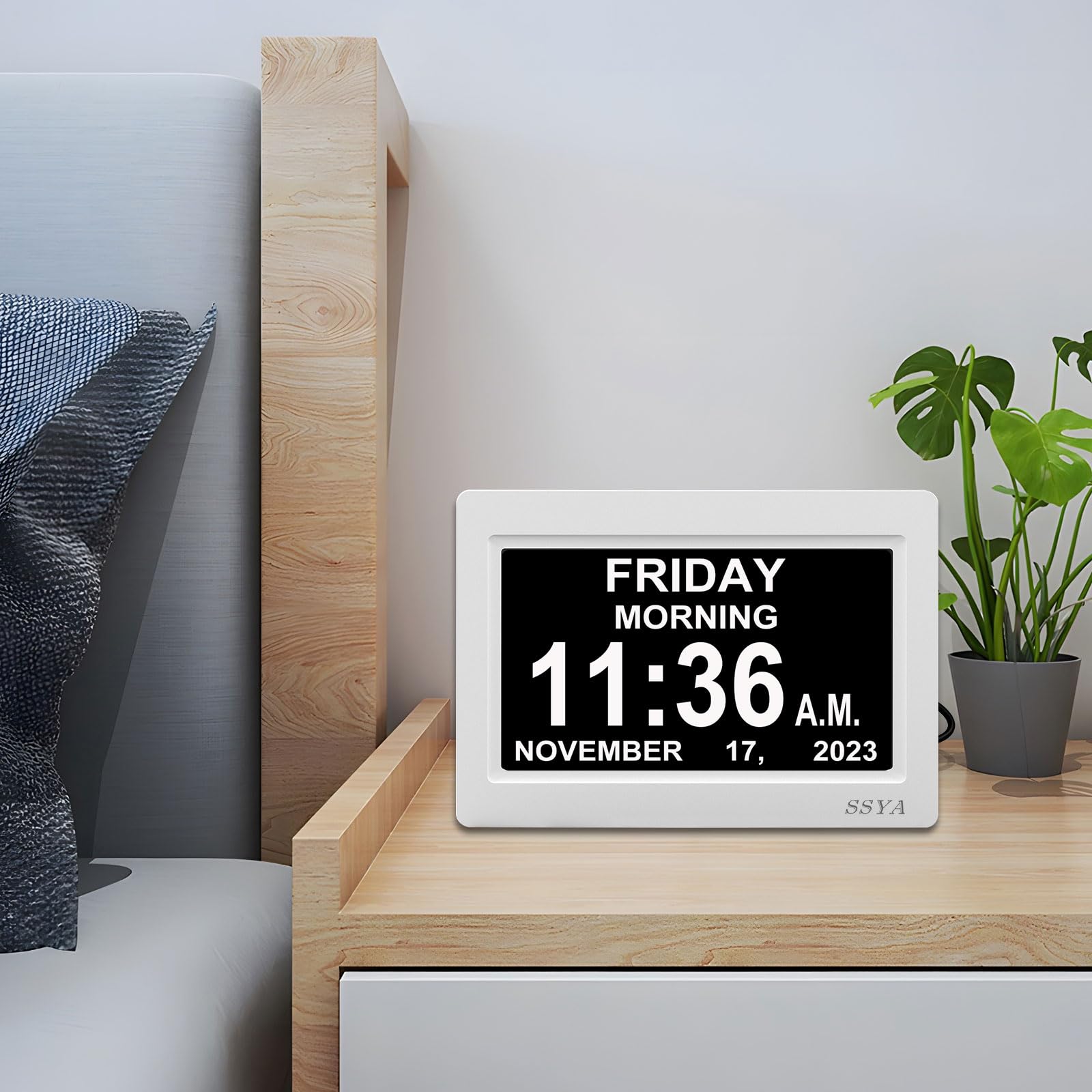 SSYA alarm settings screen detail making routine reminders simple to set