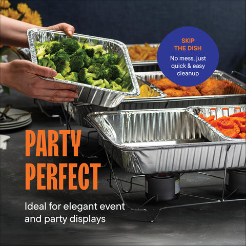 Stack Man pan next to serving spoon showing scale and capacity for large portions