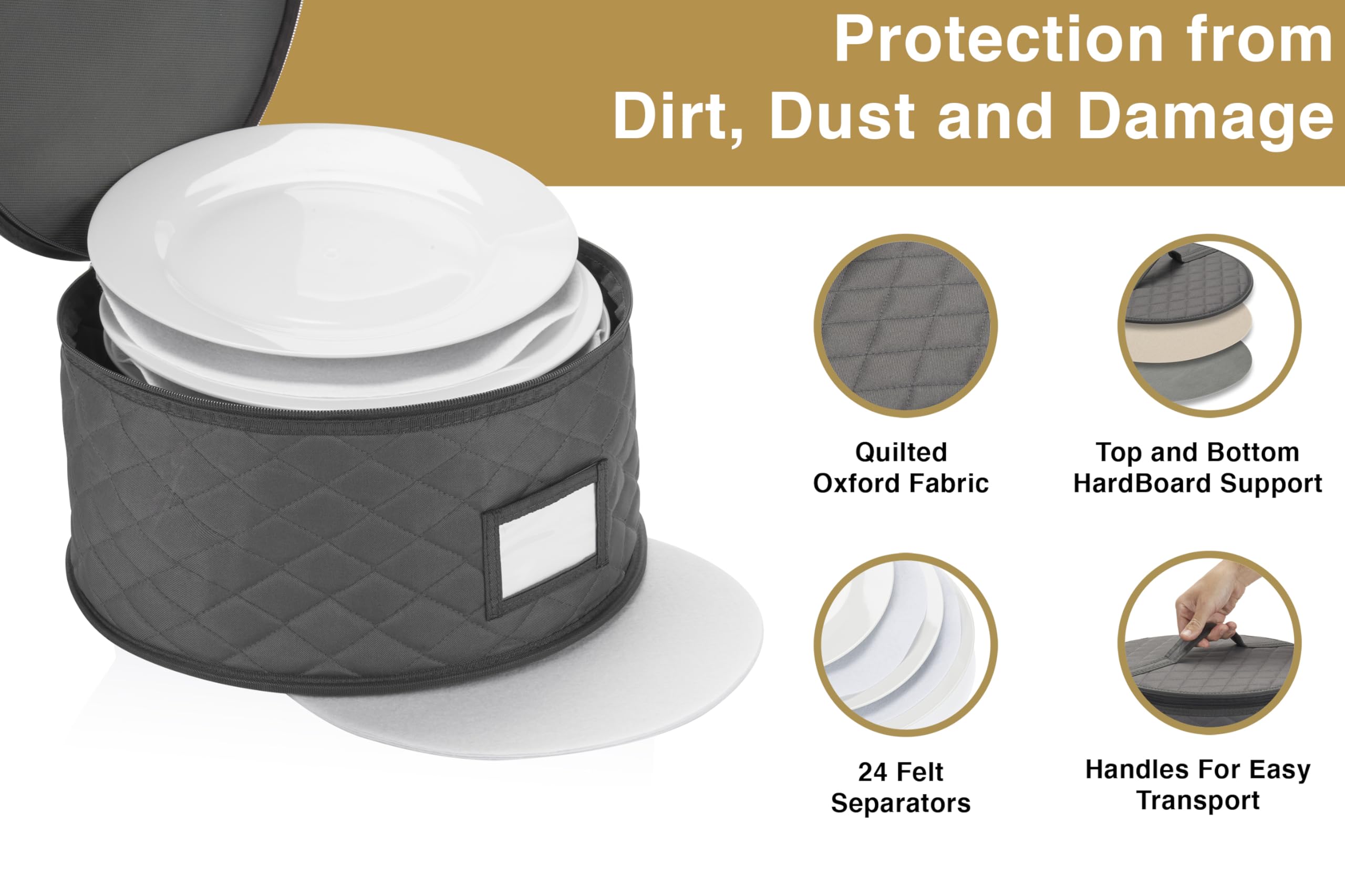 Stack Store Plus More felt dividers detail highlights separation to prevent scratches