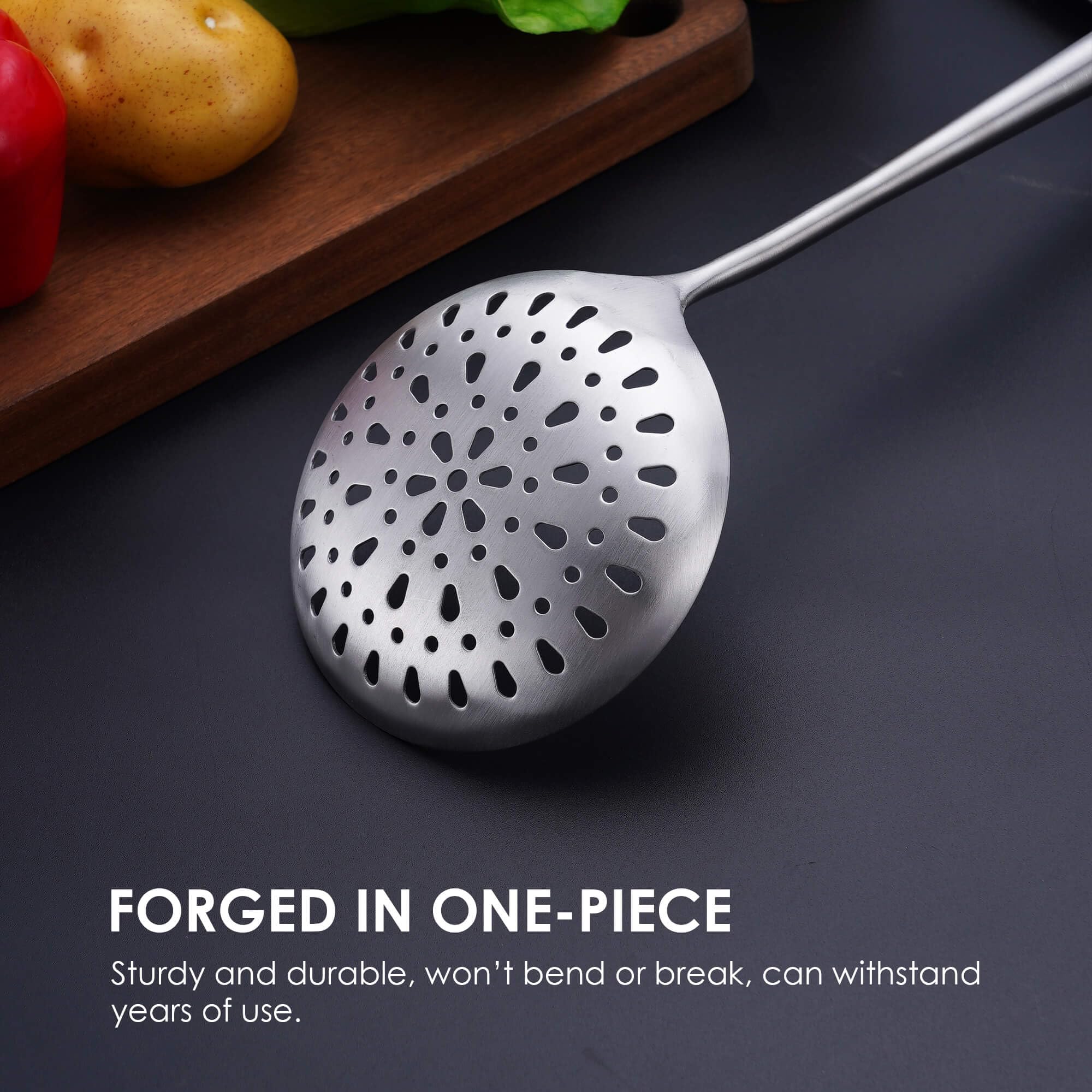 Standcn handle with hanging hole for easy storage and drying benefit
