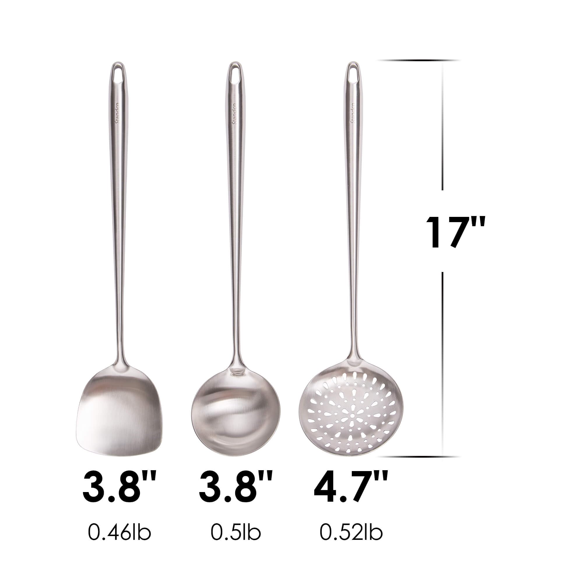 Standcn close-up of spatula edge for precise wok flipping benefit