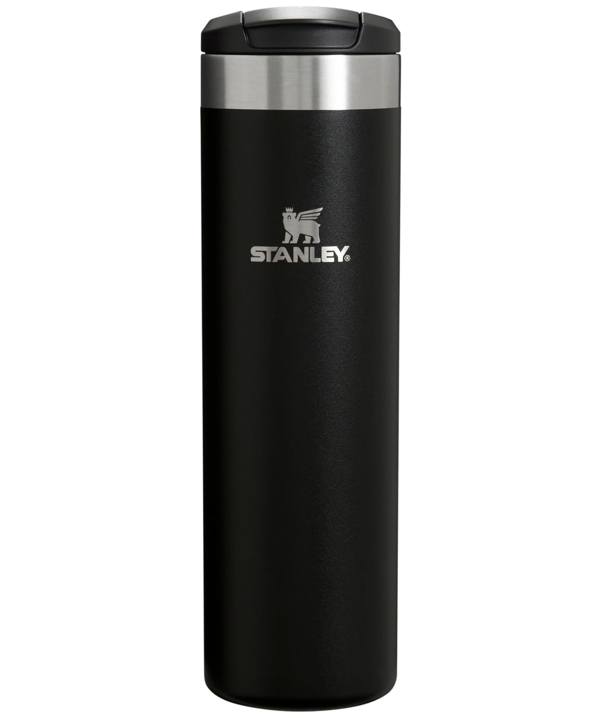 STANLEY AeroLight front view showing slim bottle and durable finish, easy portability