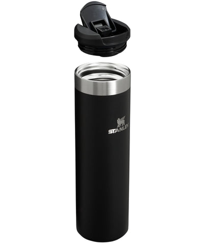 STANLEY locking drink-through lid close-up demonstrating secure leak resistance