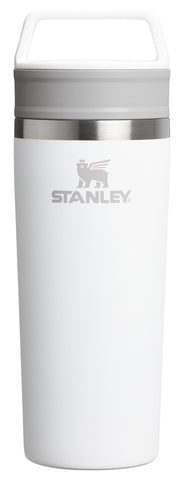 STANLEY Cafe To Go front view showing mug and lid, durable travel convenience