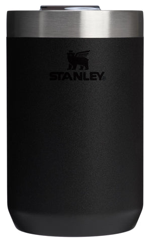 STANLEY cup front view showing compact shape and durable finish, ideal for daily use