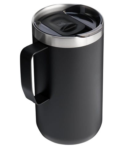 STANLEY interior wide mouth shot highlighting stainless-steel finish for easy cleaning