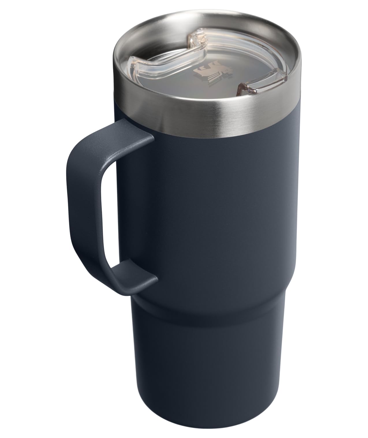 STANLEY lid close-up of Tritan drink-thru lid showing splash-resistant feature benefit