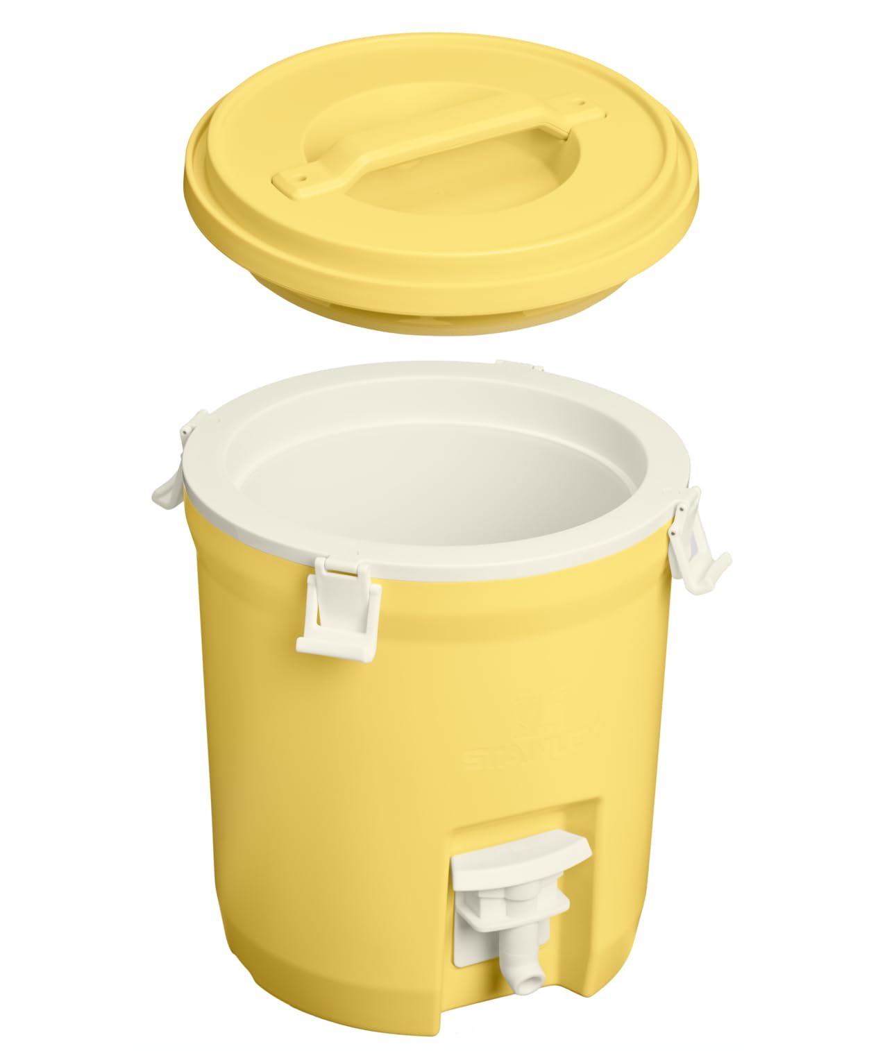 STANLEY high-flow spigot close-up illustrating removable design for easy cleaning