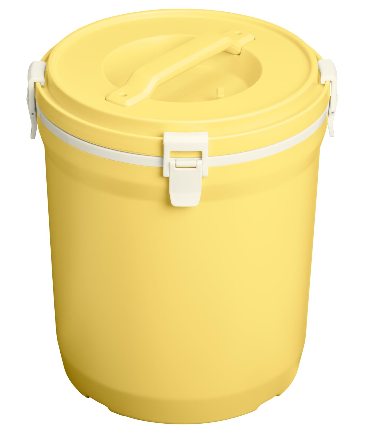 STANLEY wide-mouth opening visible with ice, simplifies filling and reduces mess