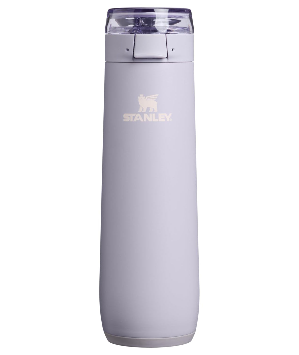 STANLEY Flowstate front view in Purple Dust showing slim insulated bottle