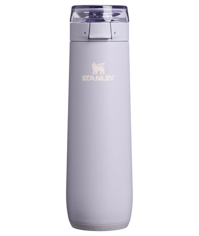 STANLEY Flowstate front view in Purple Dust showing slim insulated bottle