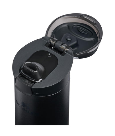 STANLEY side profile highlighting slim shape that fits cup holders and bags