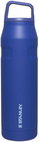 STANLEY front view of the bottle showing label and lapis color and secure seal