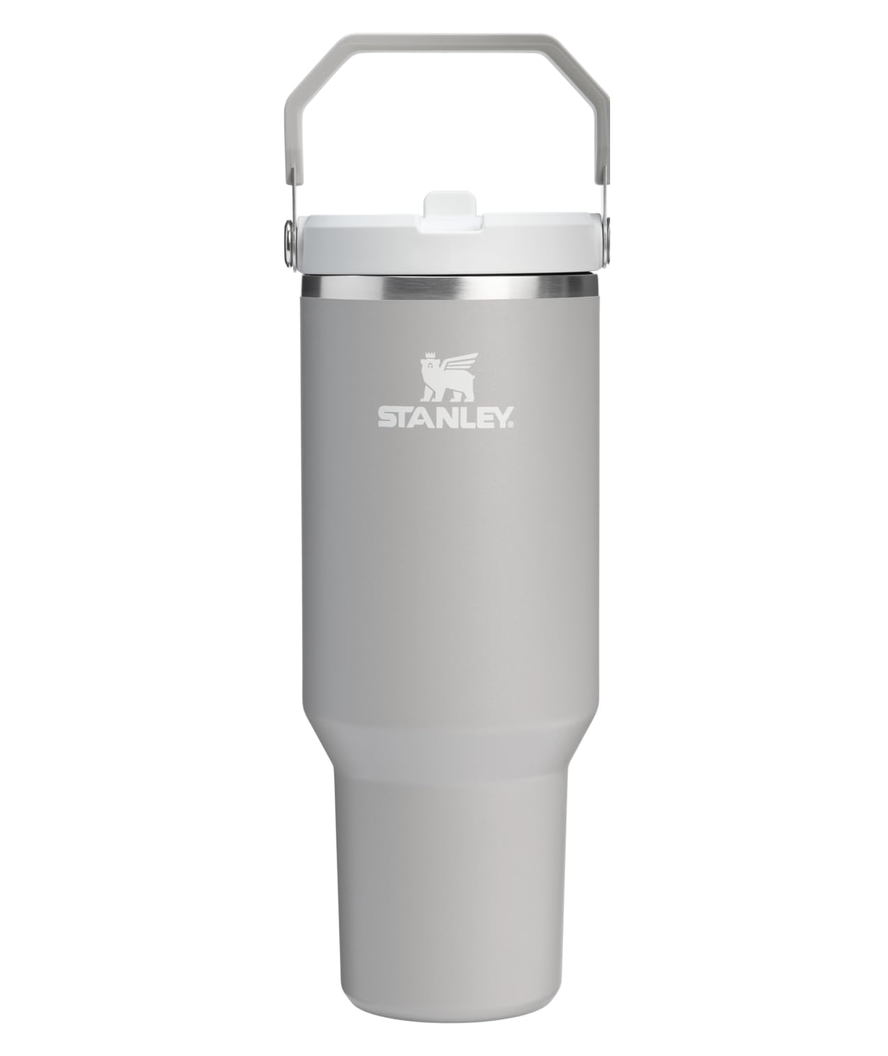 STANLEY IceFlow 2.0 front view showcasing ash color and 40 oz size for durable hydration
