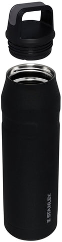 STANLEY rotating cap and soft-touch handle detail for one-handed use