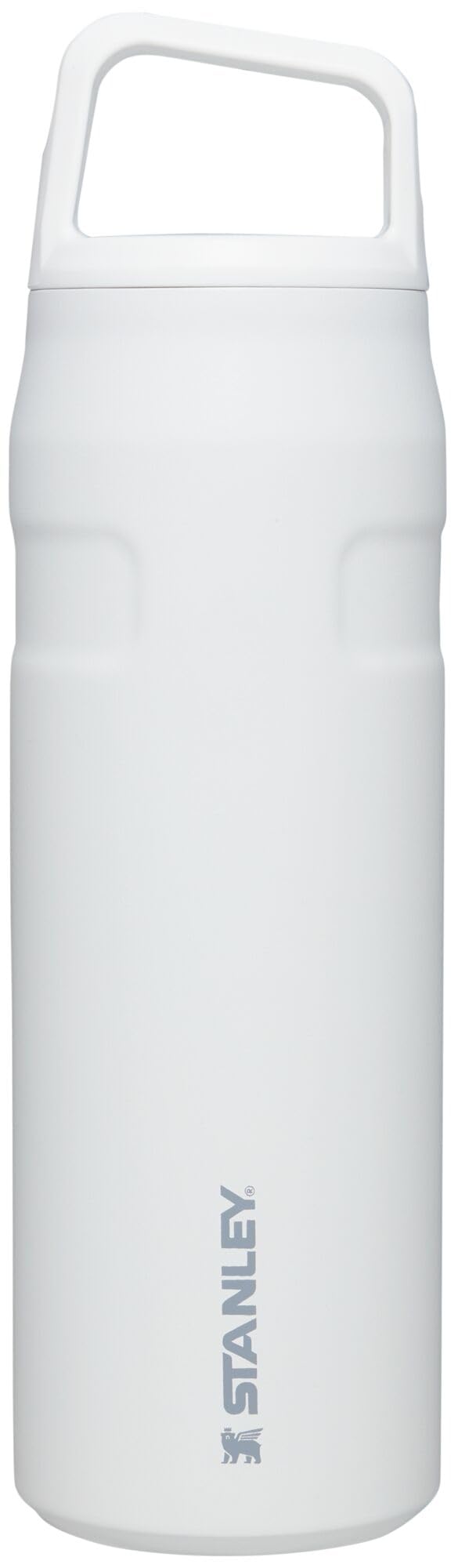 STANLEY bottle front view showing logo and sleek silhouette for recognition