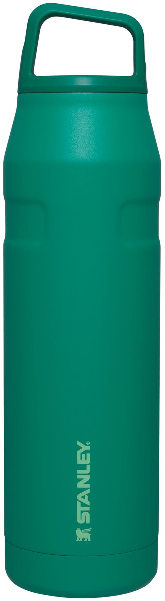 STANLEY front view of bottle showing durable insulated design and easy carry